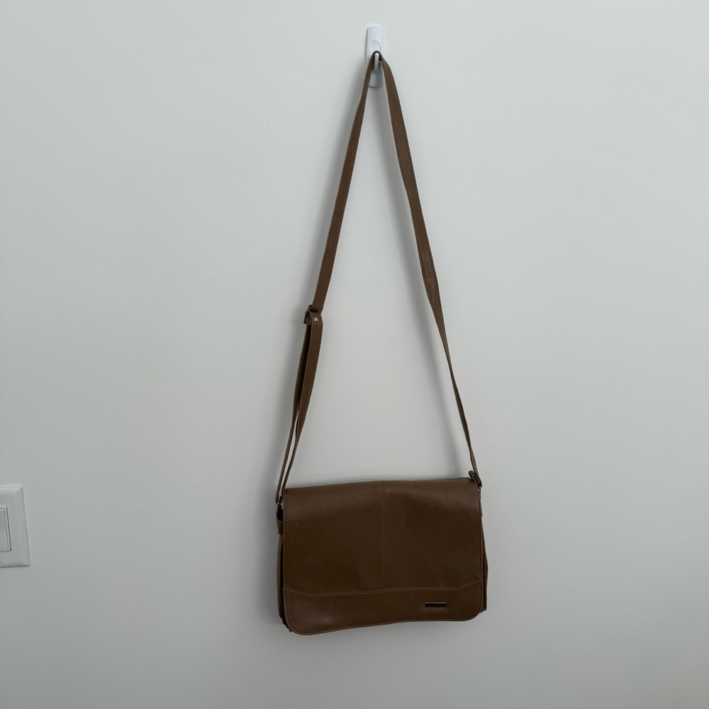 Elegant  Light Brown Crossbody Bag